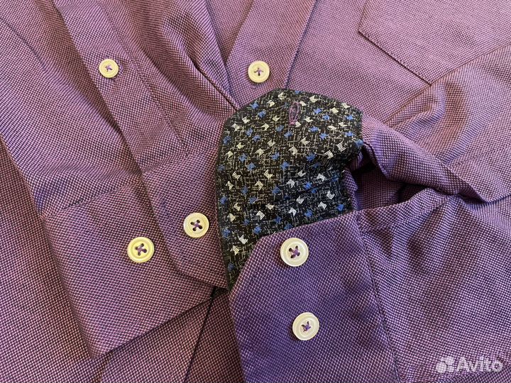 Рубашка мужская 50 52 ворот 42