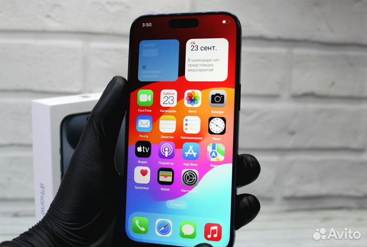 Оригинал iPhone xr в корпусе 15 pro max IOS