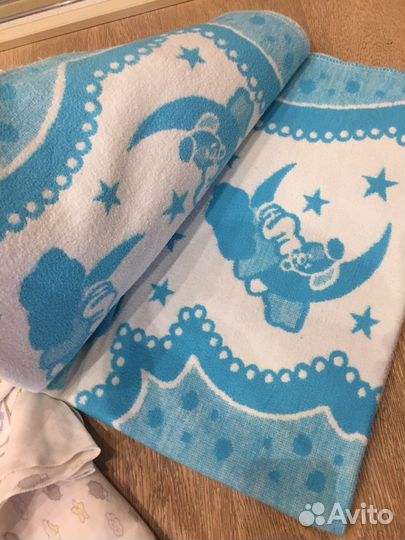 Пеленки трикотажные хлопковые байковые