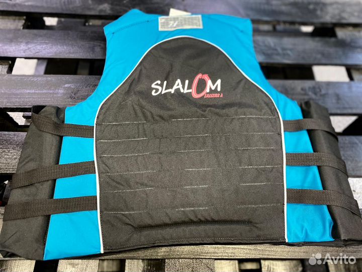 Жилет страховочный slalom Adult 50N ISO Black Blue