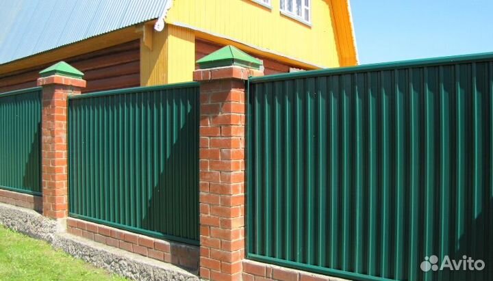 Забор металлический цена качественно