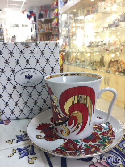 Бокал ифз Красный петух(лфз)