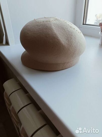 Женская фетровая кепка р.55-56 Шапка песец