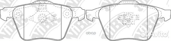 PN0352-nibk колодки дисковые передние Audi A8