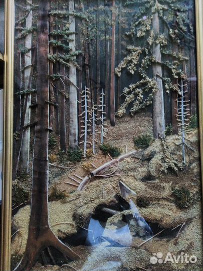 Картина Шишкина в технике флористическая живопись