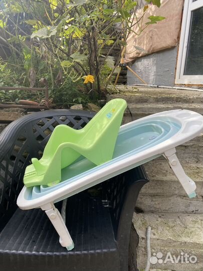 Детская ванночка для купания складная