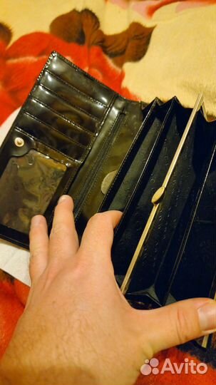 Кошелек женский лакированная кожа