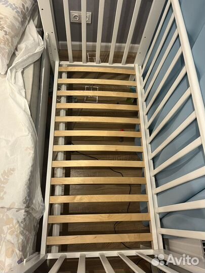 Детская кроватка с универс маятником и ящиком