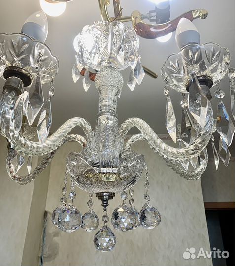 Люстра хрустальная чехия