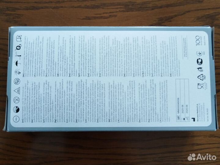 Перчатки виниловые L