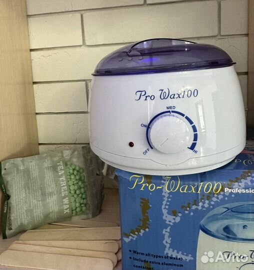 Набор: воскоплав, воск, шпатели 10 шт