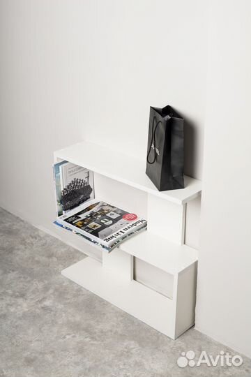 Полка настенная деревянная 60*60*54