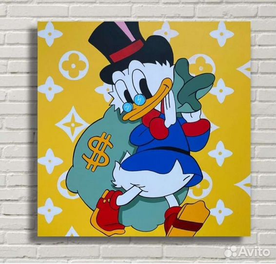 Картина на холсте акрилом