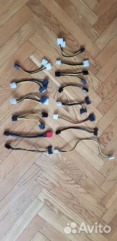 Переходники питания для видеокарт 2X6pin 2X8pin