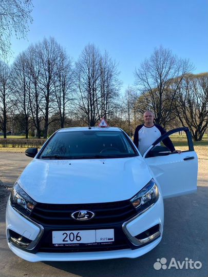 Инструктор по вождению, LADA Vesta, маршруты гибдд