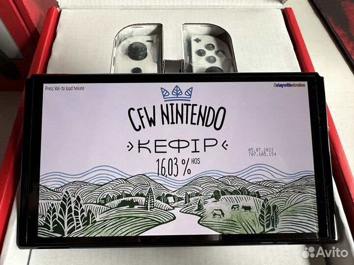 Nintendo Switch Oled 256gb прошитая новая