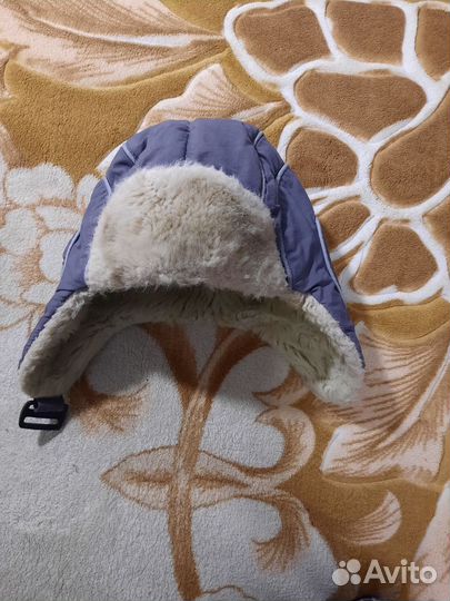 Шапка ушанка шлем на меху