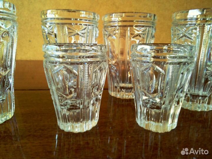 Стаканы и рюмки - хрусталь из СССР