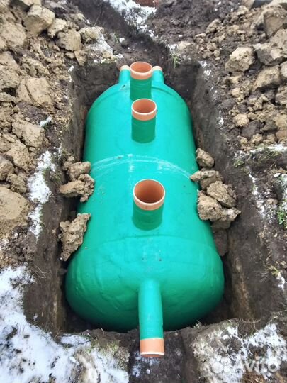 Септик 3х камерный Гринсток