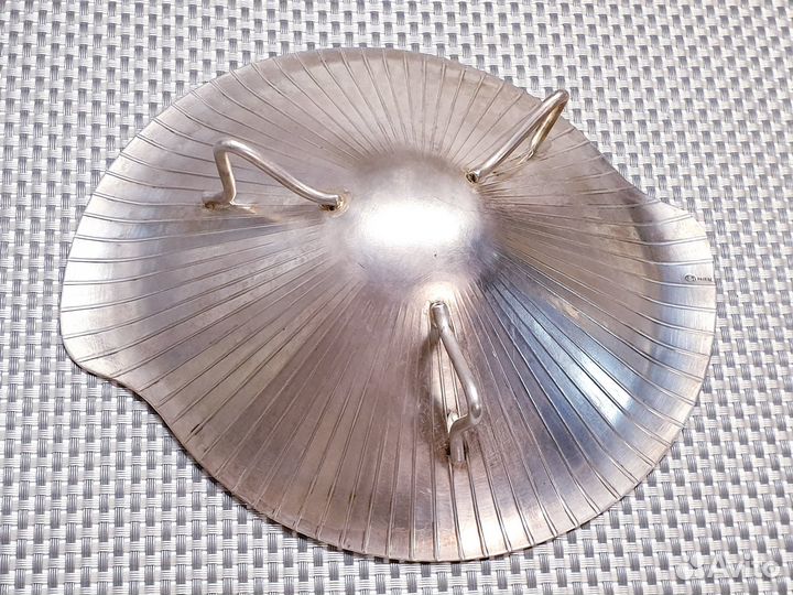 Мельхиоровая конфетница 