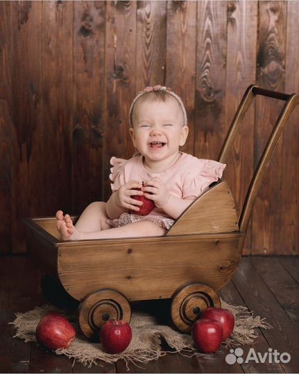 Реквизит для детской фотосессии, коляска