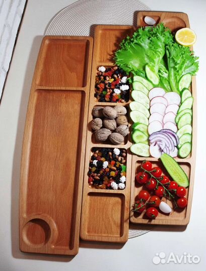 Набор менажниц. Доска сервировочная 3 шт