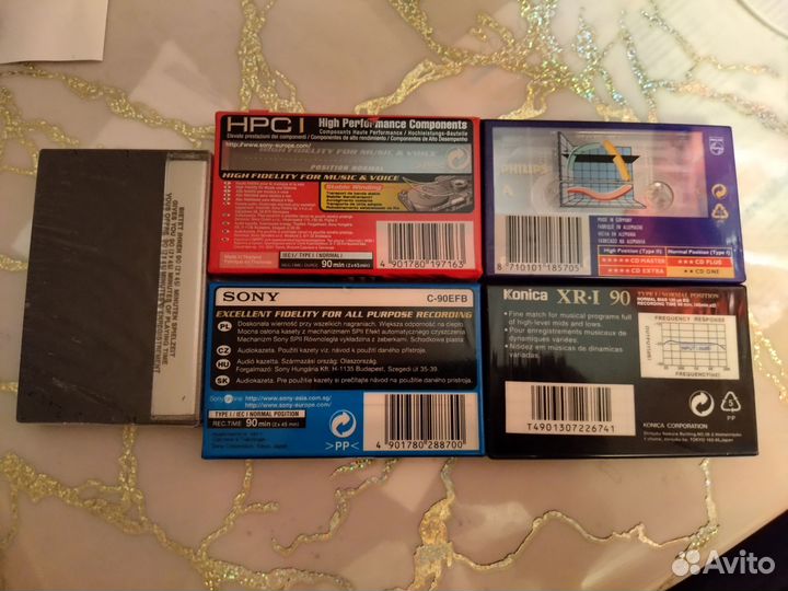 Аудиокассеты новые запечатанные