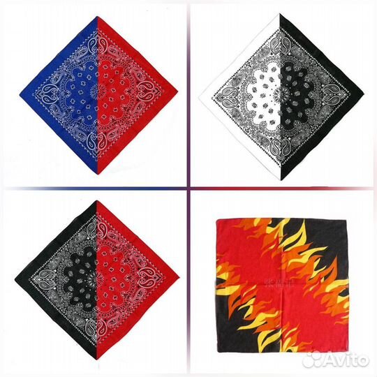 Банданы в наличии разные цвета