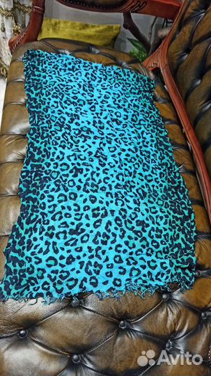 Палантин нежный кашемир dolce gabbana леопард