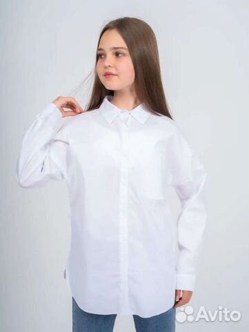 Рубашка школьная для девочки новые объявление продам