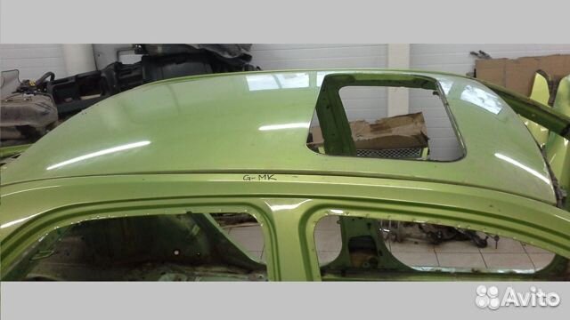 Крыша Geely MK зелёная