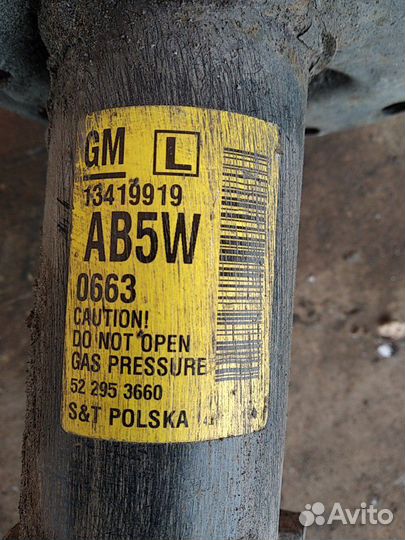 Передние стойки Opel Zafira C