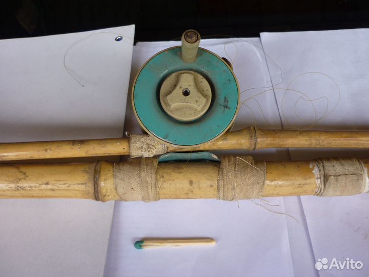 Катушка проводочная + удочка и т.д