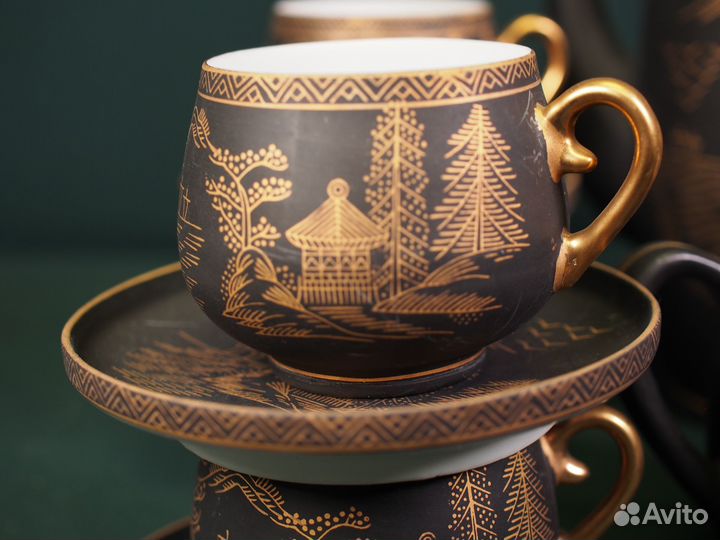 Сервиз кофейный фарфоровый. Япония