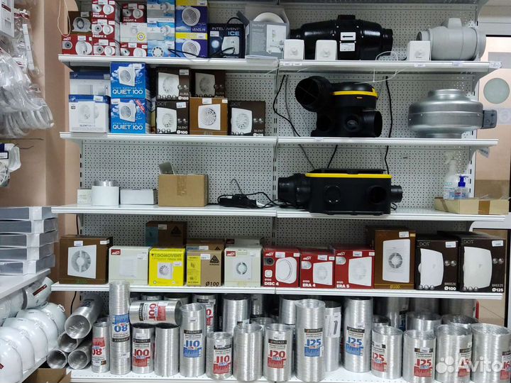 Вентиляторы, воздуховод гофрированный