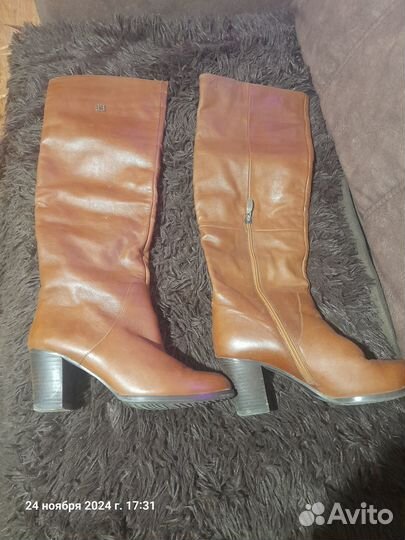 Сапоги женские натуральная кожа