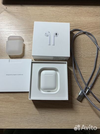 Наушники airpods 2 оригинал