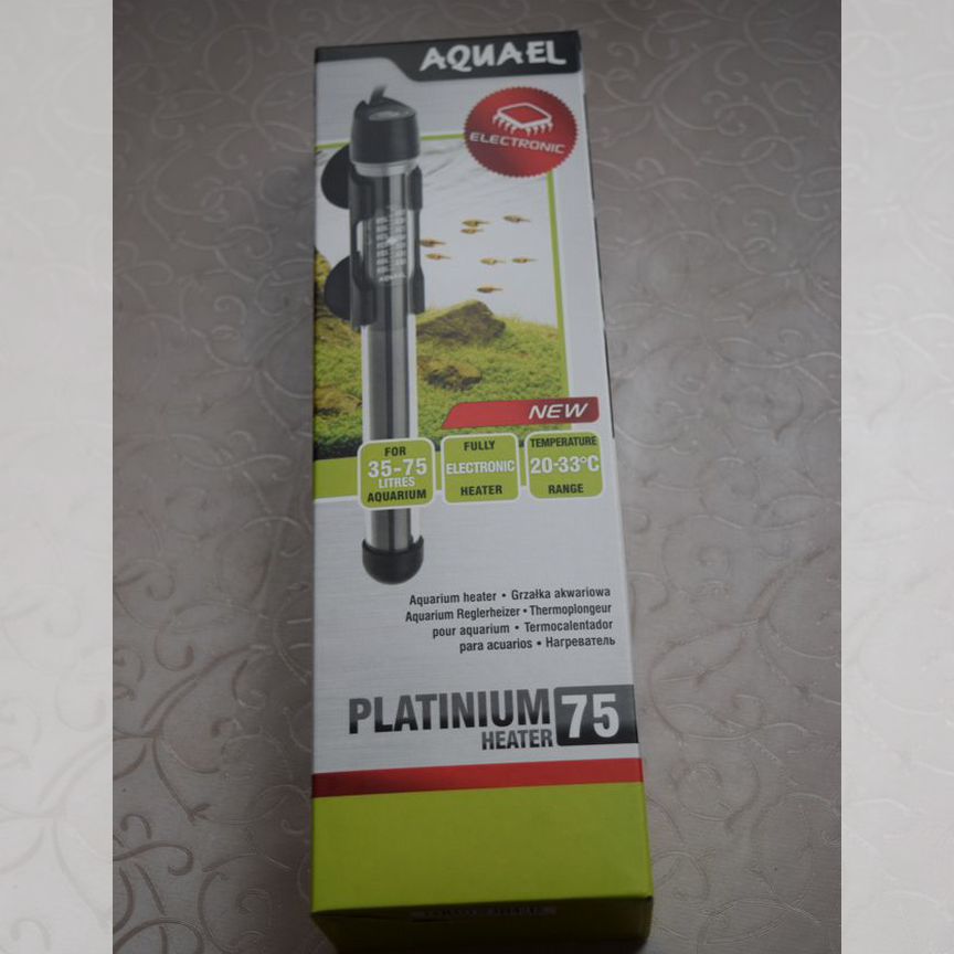 Нагреватель aquael platinium heater 75 Вт