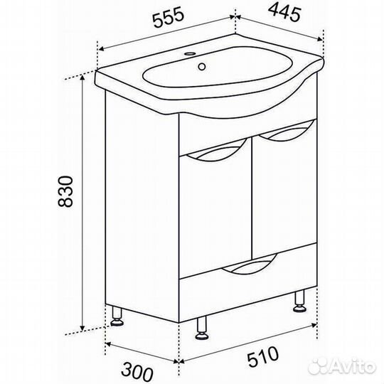 Тумба под раковину