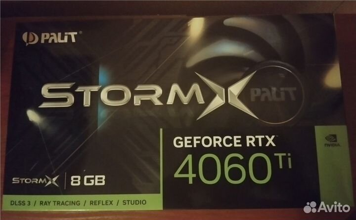 Новая RTX Palit 4060/4060ti StormX