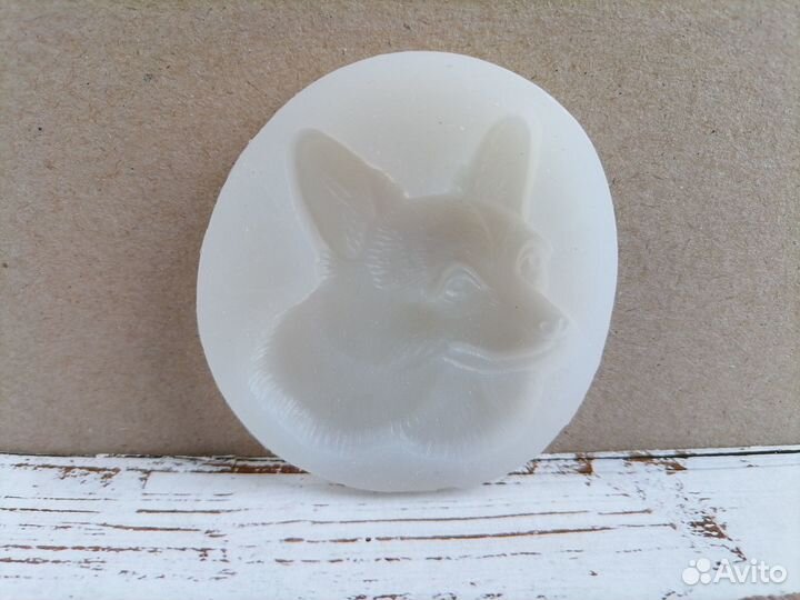 Молд силиконовый собака корги