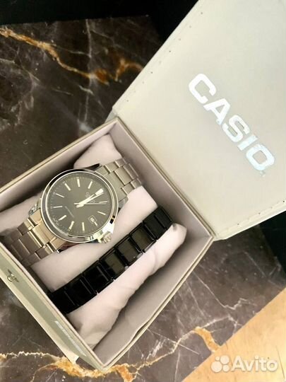 Набор: Часы Casio кварцевые + браслет Nomination