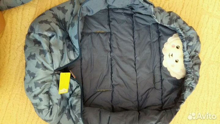 Утеплeнный чехол (мешок) для коляски универсальный