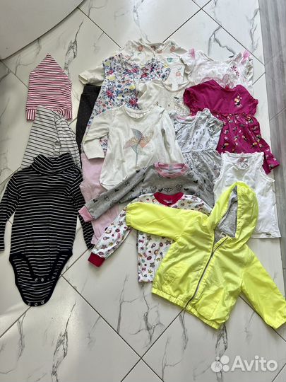 Детские вещи пакетом для девочек 80