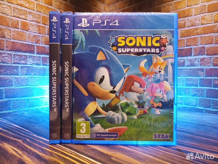 Sonic superstars PS4 Новый диск