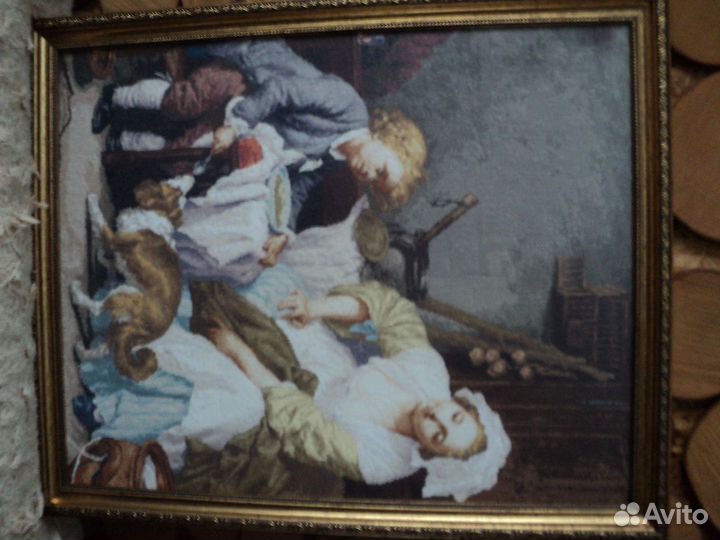 Вышивка крестиком готовая работа