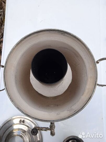 Самовар на дровах, углях старинный