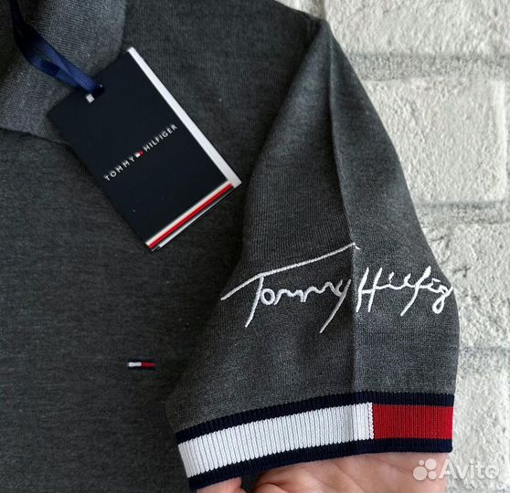 Поло вязаное Tommy Hilfiger