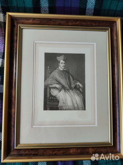 Гравюра в раме