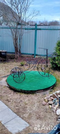 Цветочница- велосипед для улицы металлическая